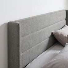 Load image into Gallery viewer, Oasis Queen Bed Frame with 4 Drawers - Grey