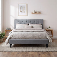 Load image into Gallery viewer, Blane Double Bed Frame - Grey