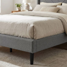 Load image into Gallery viewer, Bassie Double Bed Frame - Light Grey