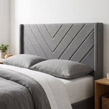 Load image into Gallery viewer, Bassie Double Bed Frame - Light Grey