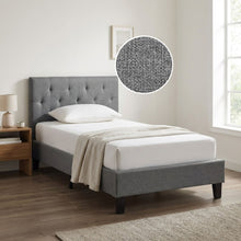 Load image into Gallery viewer, Blane Single Bed Frame - Dark Grey