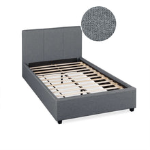 Load image into Gallery viewer, 21948-shasta-king-single-bed-frame-dark-grey-2604087