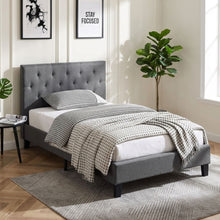 Load image into Gallery viewer, Blane King Single Bed Frame - Dark Grey