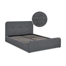 Load image into Gallery viewer, Novi Queen Gas Lift Bed Frame - Dark Grey