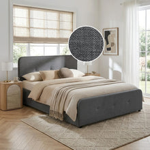 Load image into Gallery viewer, Novi Queen Gas Lift Bed Frame - Dark Grey