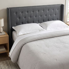 Load image into Gallery viewer, Sereno Queen Bed Frame with 4 Drawers - Dark Grey