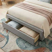 Load image into Gallery viewer, 23138-hopkins-queen-bed-frame-with-storage-light-grey-2604097