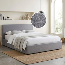 Load image into Gallery viewer, Violet Queen Gas Lift Bed Frame - Light Grey
