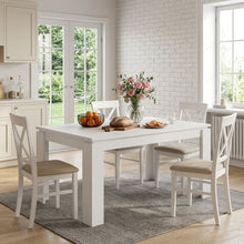 Load image into Gallery viewer, Azar Dining Table Rectangle 160 x 80cm - White