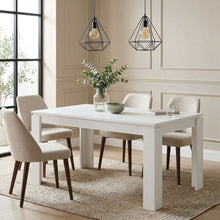 Load image into Gallery viewer, Azar Dining Table Rectangle 160 x 80cm - White