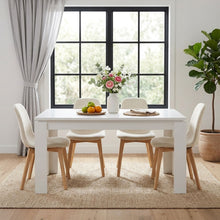 Load image into Gallery viewer, Azar Dining Table Rectangle 160 x 80cm - White