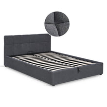 Load image into Gallery viewer, Elizabeth Queen Gas Lift Bed Frame - Dark Grey