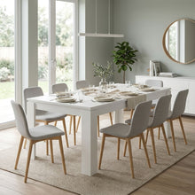 Load image into Gallery viewer, Azar Dining Table Rectangle 180 x 90cm - White