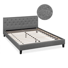 Load image into Gallery viewer, 22229-blane-king-bed-frame-dark-grey-2604097