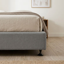 Load image into Gallery viewer, Vinson Fabric Double Bed Base - Grey