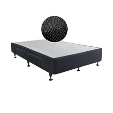 Load image into Gallery viewer, Charles Fabric Queen Bed Base 4 Drawers - Black