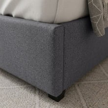 Load image into Gallery viewer, Bromo Fabric Slat Bed Frame - Double