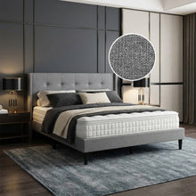 Load image into Gallery viewer, 23130-sealy-queen-bed-frame-light-grey-2604091