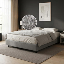 Load image into Gallery viewer, Vinson Fabric Queen Bed Base - Grey