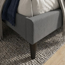 Load image into Gallery viewer, 23193-bassie-queen-bed-frame-light-grey-2604103