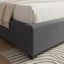 Load image into Gallery viewer, Bromo Fabric Slat Bed Frame - Queen