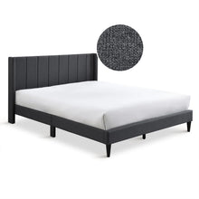 Load image into Gallery viewer, Careys Queen Bed Frame - Dark Grey