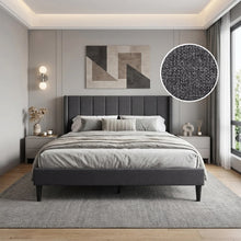 Load image into Gallery viewer, Careys Queen Bed Frame - Dark Grey