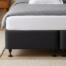 Load image into Gallery viewer, Vinson Fabric Super King Split Bed Base - Black