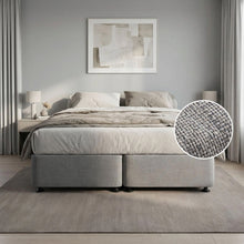 Load image into Gallery viewer, Vinson Fabric Super King Split Bed Base - Grey