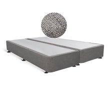 Load image into Gallery viewer, Vinson Fabric Super King Split Bed Base - Grey