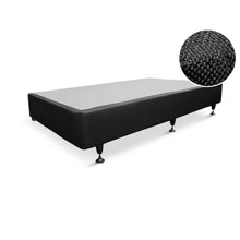 Load image into Gallery viewer, VINSON Fabric Single Bed Base - BLACK
