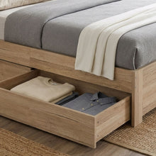 Load image into Gallery viewer, 22903-borneo-queen-storage-bed-oak-2604101