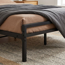 Load image into Gallery viewer, Isla Double Metal Bed Frame - Black