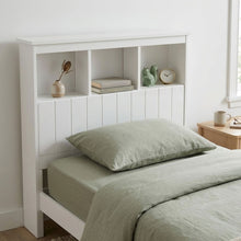 Load image into Gallery viewer, 22763-jamie-single-wooden-bed-frame-white-2604131