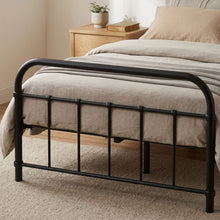 Load image into Gallery viewer, Taylor King Single Metal Bed Frame - Black