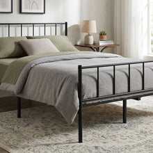 Load image into Gallery viewer, 23016-keira-queen-metal-bed-frame-black-2604132