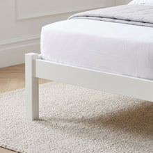 Load image into Gallery viewer, Baker Single Wooden Bed Frame - White