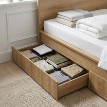 Load image into Gallery viewer, 22584-harris-queen-bed-frame-with-storage-oak-2604132