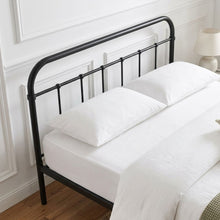 Load image into Gallery viewer, 23012-taylor-double-metal-bed-frame-black-2604131