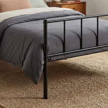 Load image into Gallery viewer, 23014-keira-single-metal-bed-frame-black-2604132
