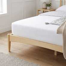Load image into Gallery viewer, 24023-tolmount-double-wooden-bed-frame-light-oak-26041312