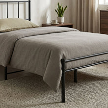 Load image into Gallery viewer, Sophia King Single Metal Bed Frame - Black