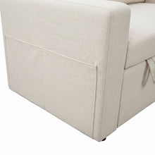Load image into Gallery viewer, Amy 3 Seater Sofa Bed with Storage - Beige