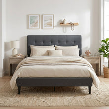 Load image into Gallery viewer, Kora Double Bed Frame - Dark Grey