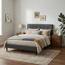 Load image into Gallery viewer, Kora Double Bed Frame - Dark Grey