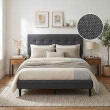 Load image into Gallery viewer, Kora Double Bed Frame - Dark Grey