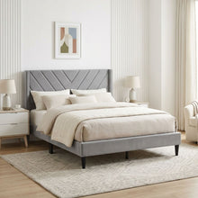 Load image into Gallery viewer, Haven Double Bed Frame - Grey