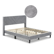 Load image into Gallery viewer, Haven Queen Bed Frame - Grey