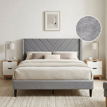 Load image into Gallery viewer, Haven Queen Bed Frame - Grey