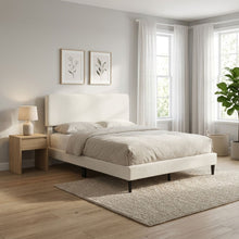 Load image into Gallery viewer, Lumen Queen Bed Frame - Cream